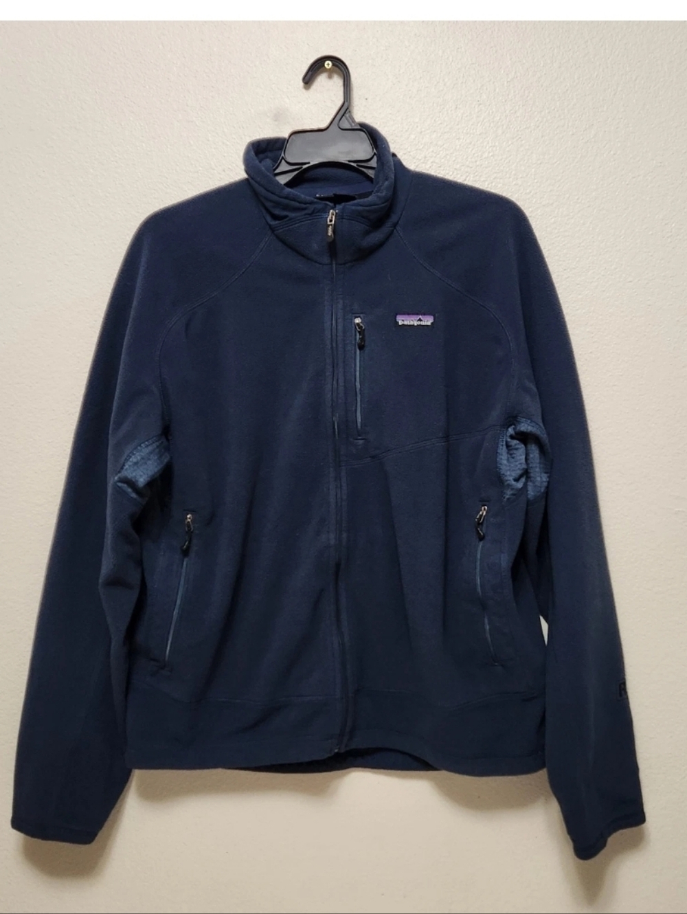 Patagonia Lightweight R4 Jacket Mens L Blue Teal Fleece Full Zip Polartec Lined - Picture 3 of 16